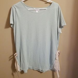 Light blue blouse
